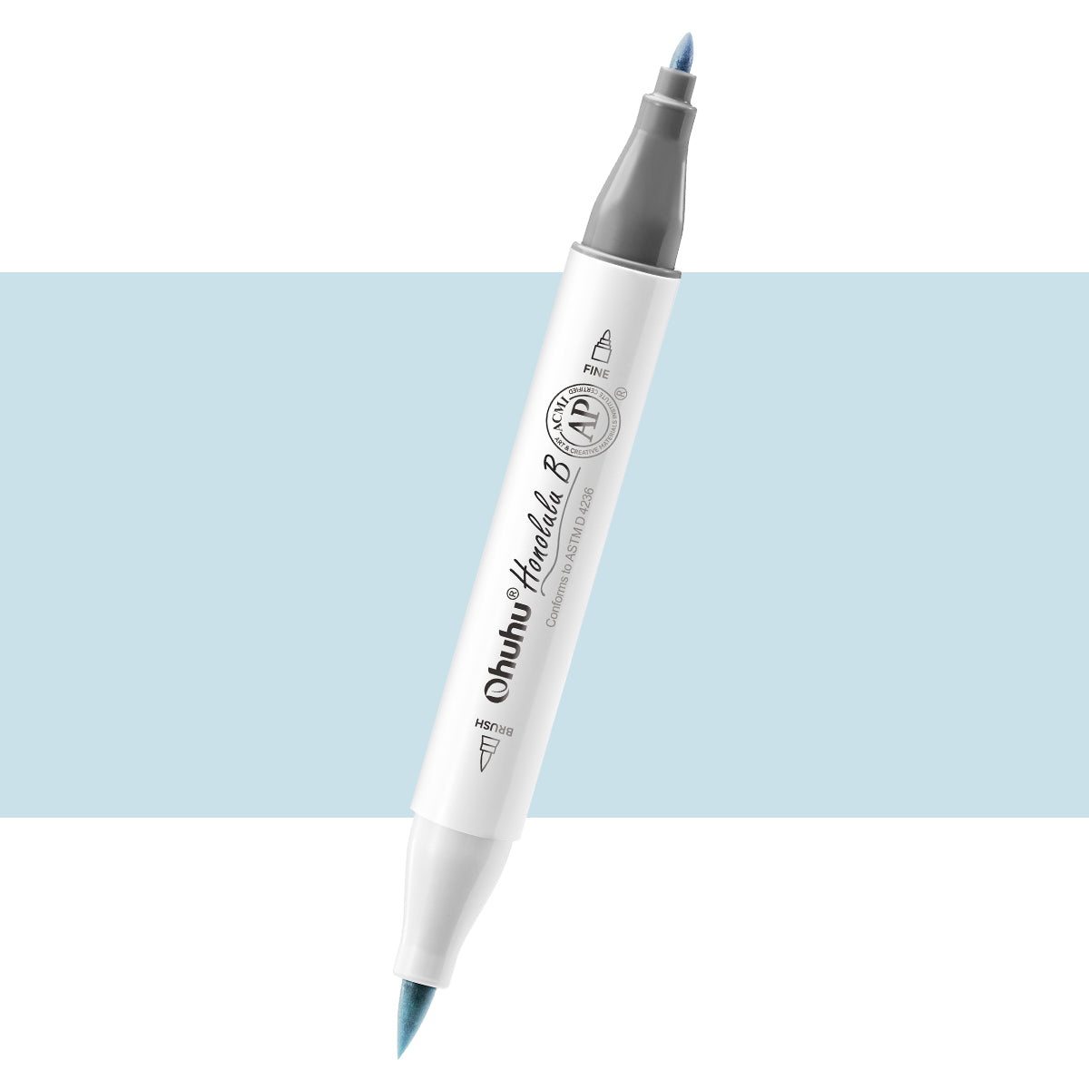 Ohuhu Honolulu B B03 (Replace B030) Individual Marker, Brush & Fine