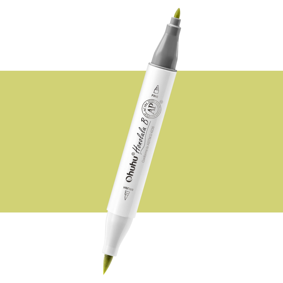 Ohuhu Honolulu B YG012 (Replace GY4) Individual Marker, Brush & Fine