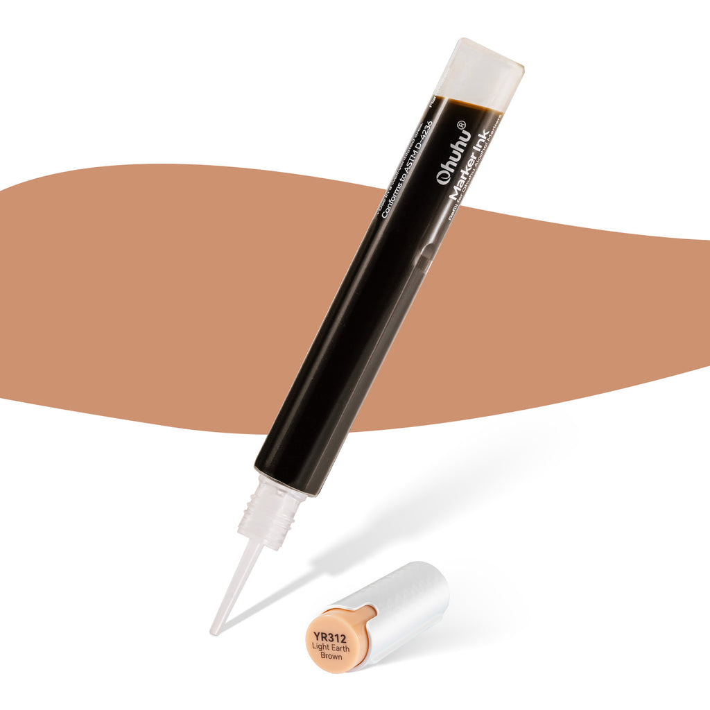 Ohuhu Marker Ink YR312 / E110 Refill for Alcohol marker