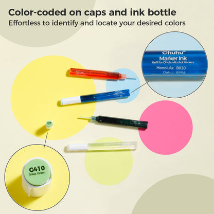 Ohuhu Marker Ink V416 / P5 Refill for Alcohol marker