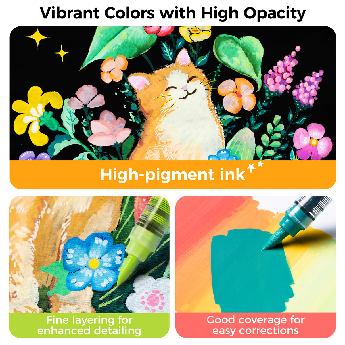 Ohuhu Kahuku Series Direct-ink Acrylic Paint Markers