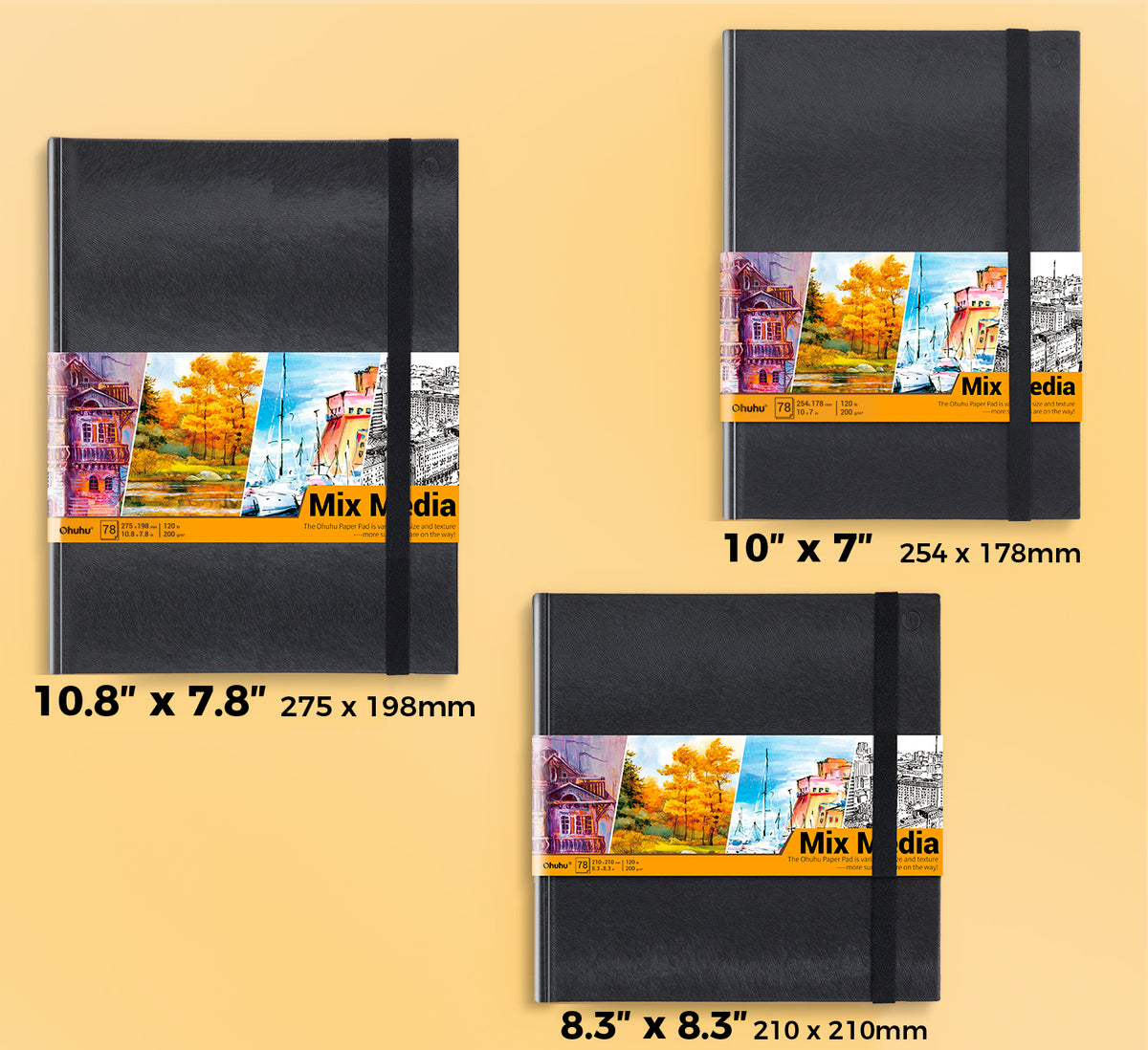 Ohuhu Mix Media Pad for Multiple Techniques