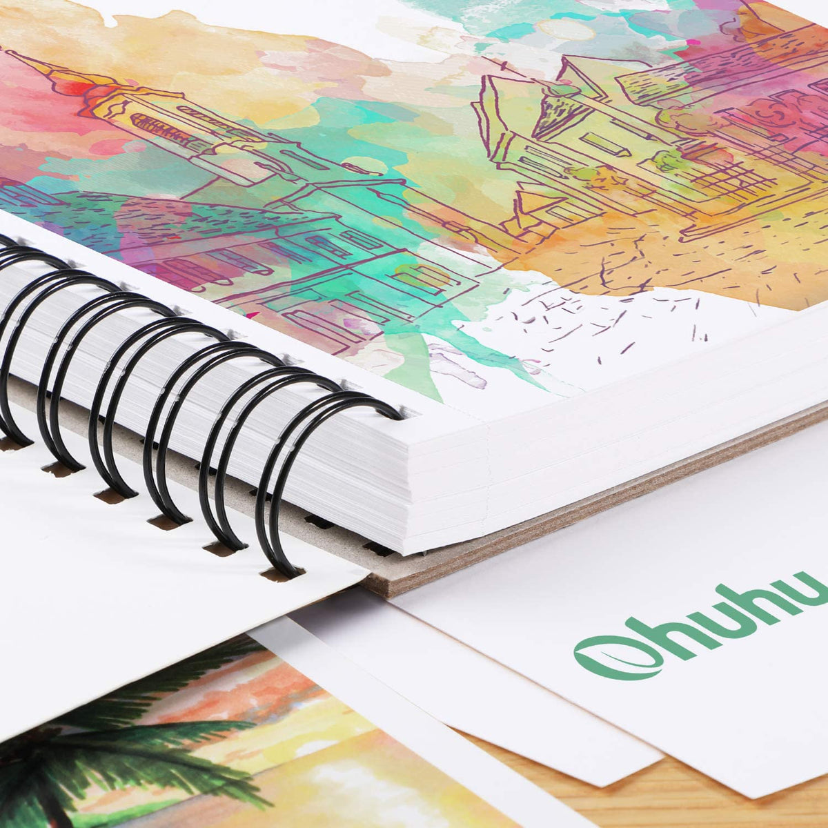 Ohuhu Spiral-Bound Marker Pad for Alcohol Markers