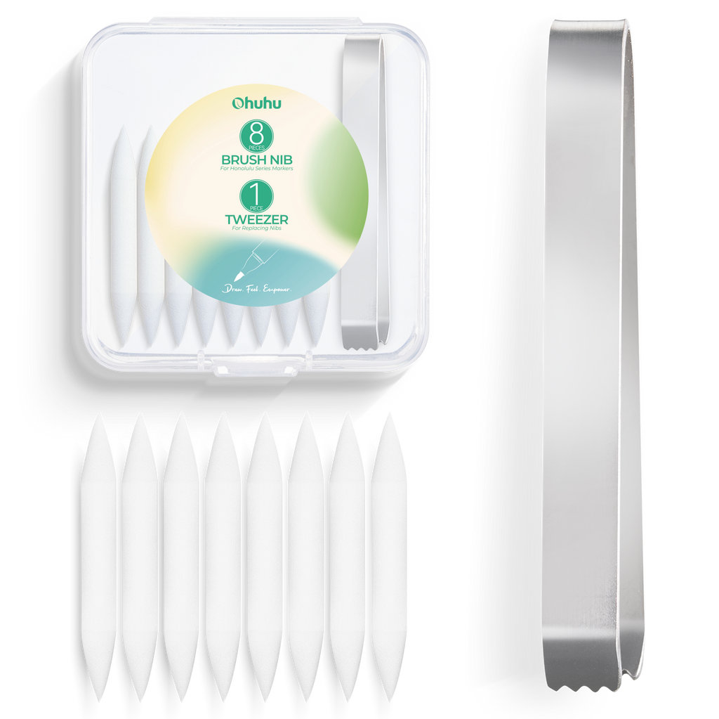Ohuhu Replacement Brush Nibs Of Honolulu & Honolulu B Series