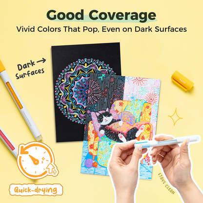 Ohuhu Wai Momi Acrylic Gel Pens